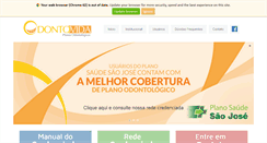 Desktop Screenshot of odontovidasaude.com.br